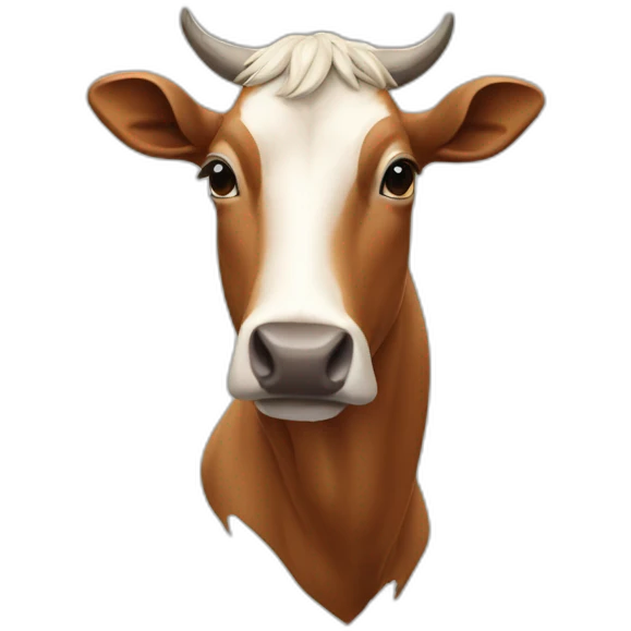 Sprinbock-cow emoji