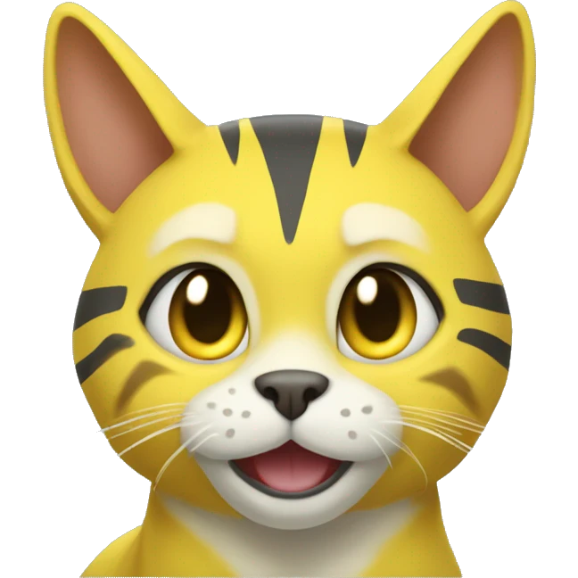 Yellow lombax-Zeraora-cat emoji