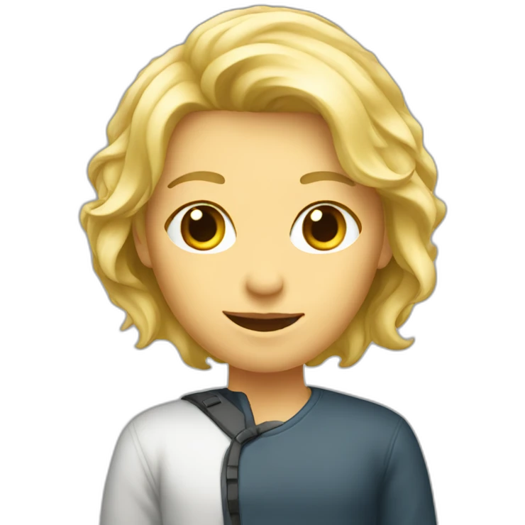 Blonde cto emoji