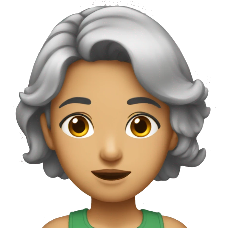 Criança morena emoji