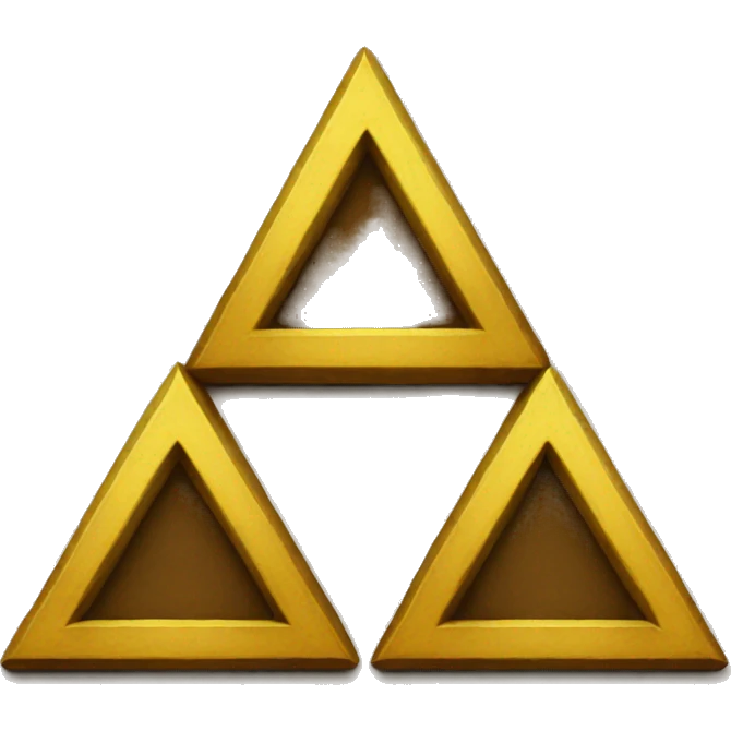 Triforce from Zelda  emoji