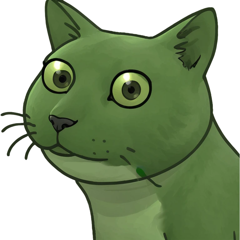 Cat side eye emoji