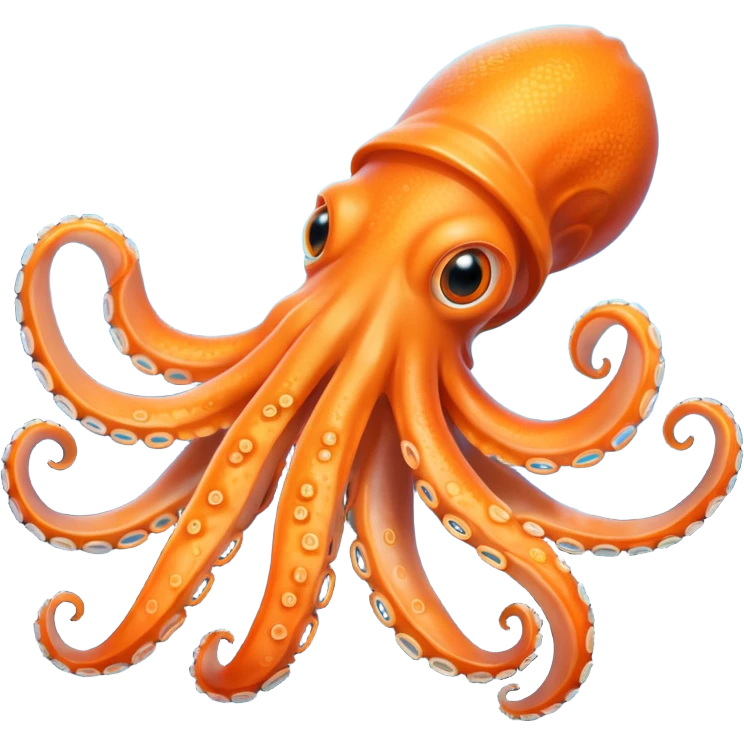orange Squid emoji