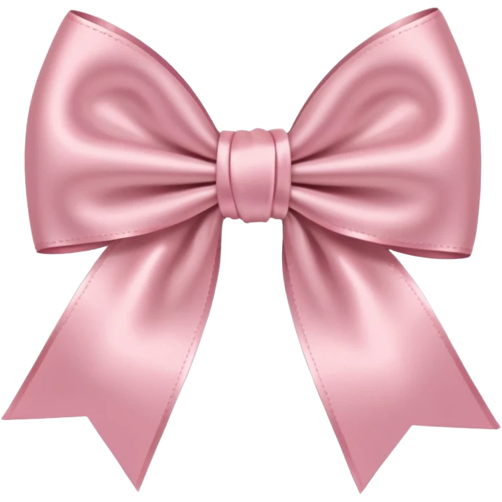 Light pink bow  emoji