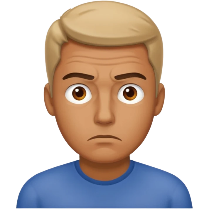  A MAN THINKING emoji