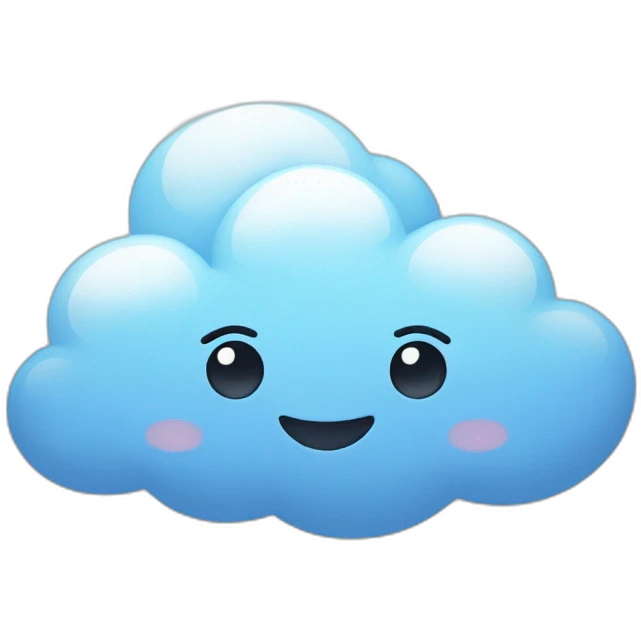 Cute clouds  emoji