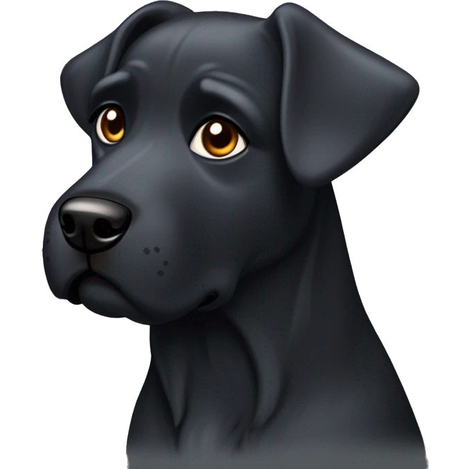 Bayrischer gebirgsschweißhund schwarze Schnauze  emoji