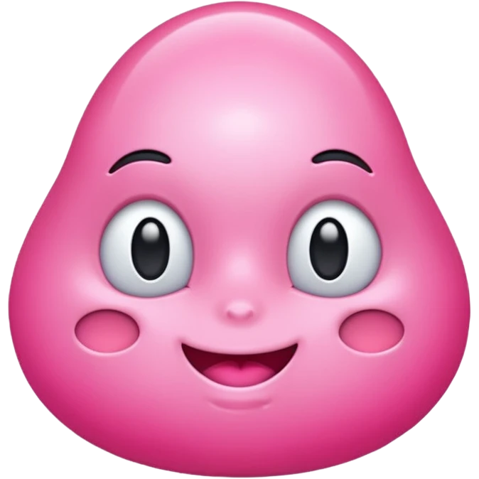 Cute pink emoji