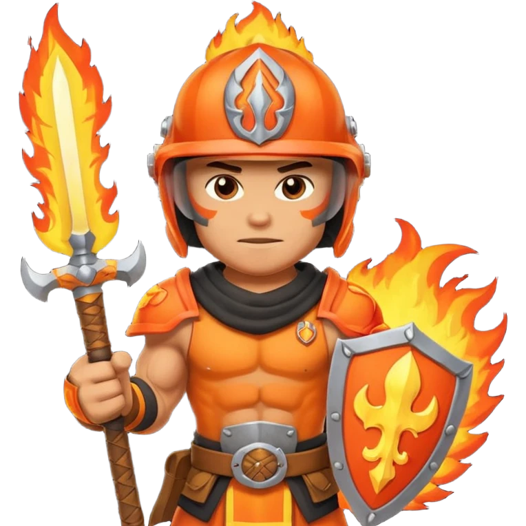 fire warrior emoji