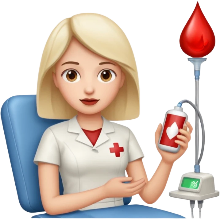 blood donation person team emoji