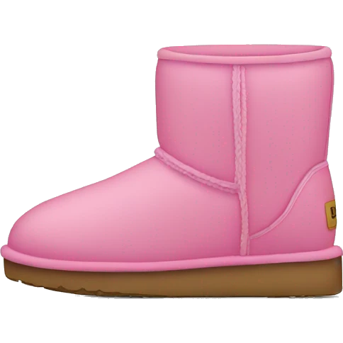 A pink pair of uggs  emoji
