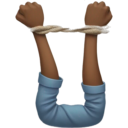 pulling a rope with both hands emoji