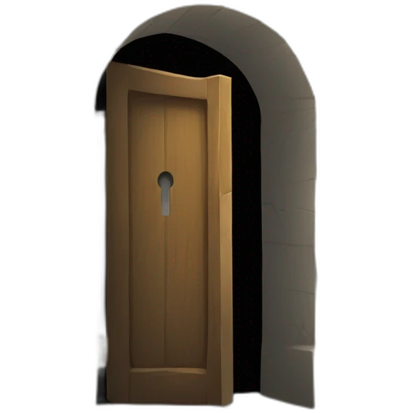 open door to the crypt emoji