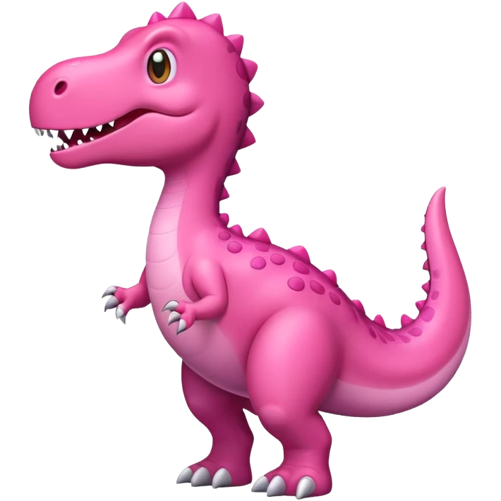 Pink dinosaur  emoji