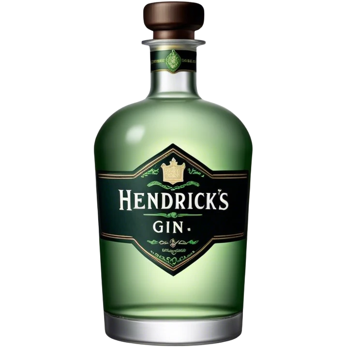 hendricks’s gin bottle emoji