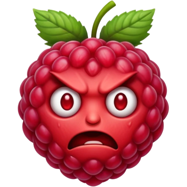 angry ugly raspberry emoji