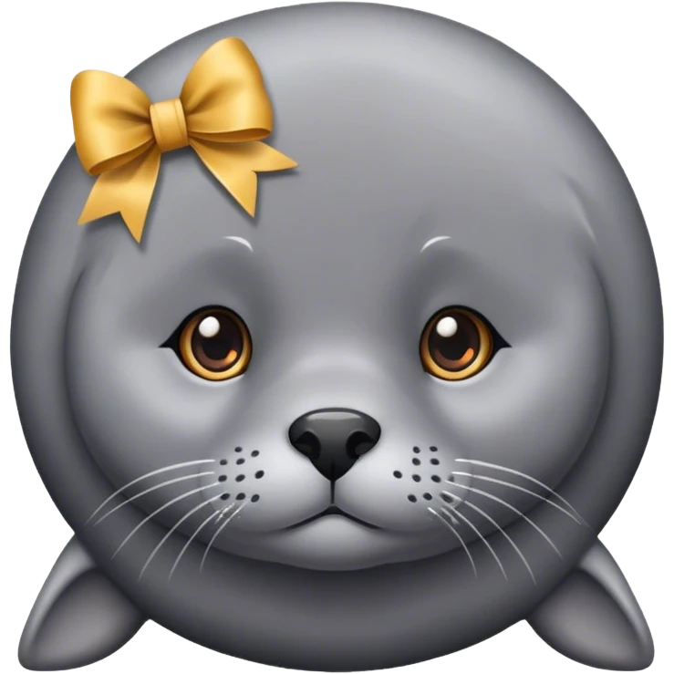 seal with a bow emoji