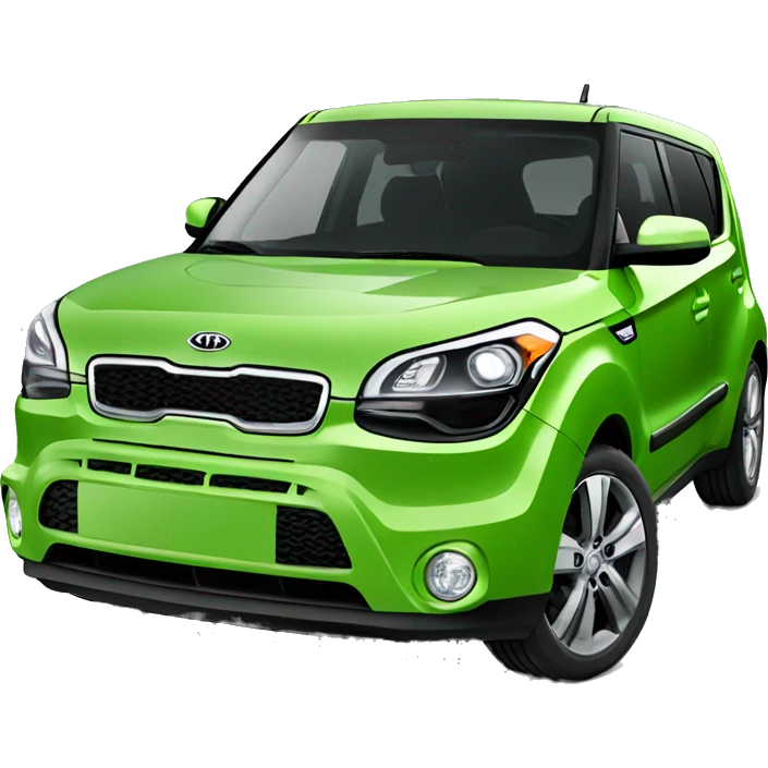 Green Kia Soul emoji