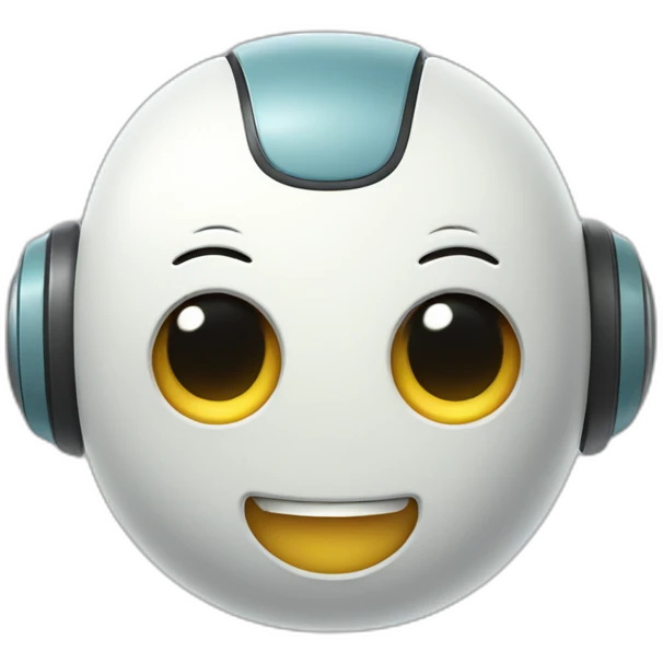 cute happy robot emoji