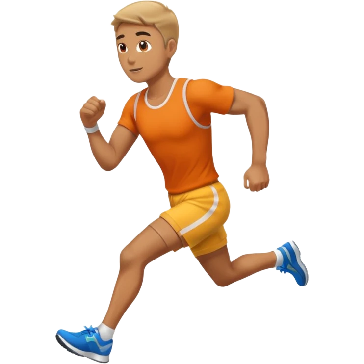 man runs emoji