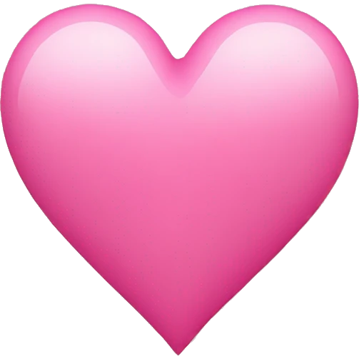 Pink heart emoji