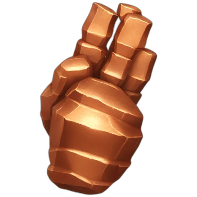handful of copper ore emoji