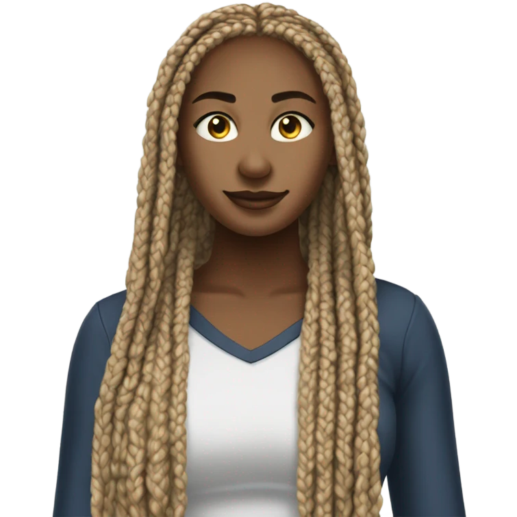 box braids emoji