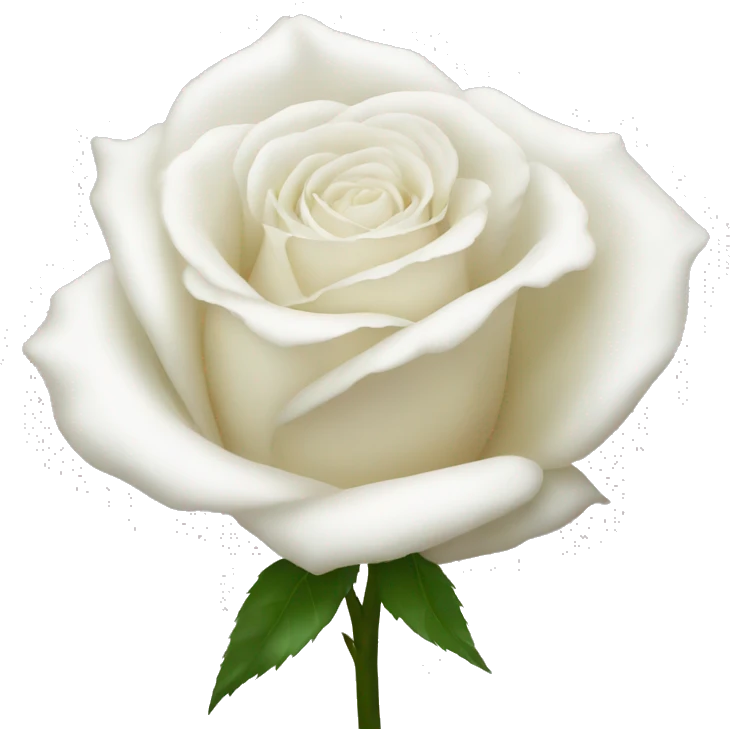 white rose  emoji