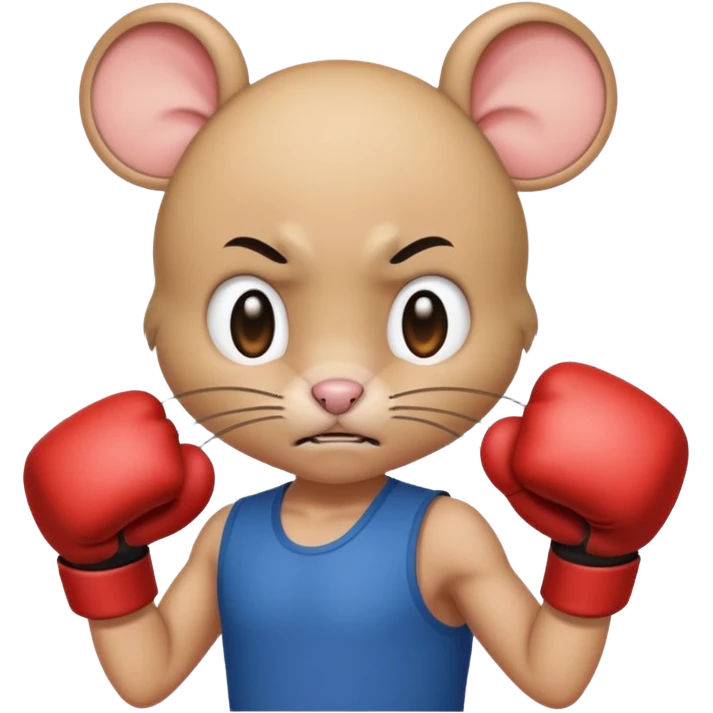 Beating mouse emoji
