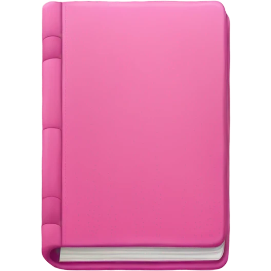 Pink journal emoji
