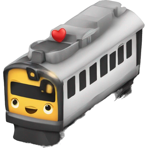 train going on a date emoji