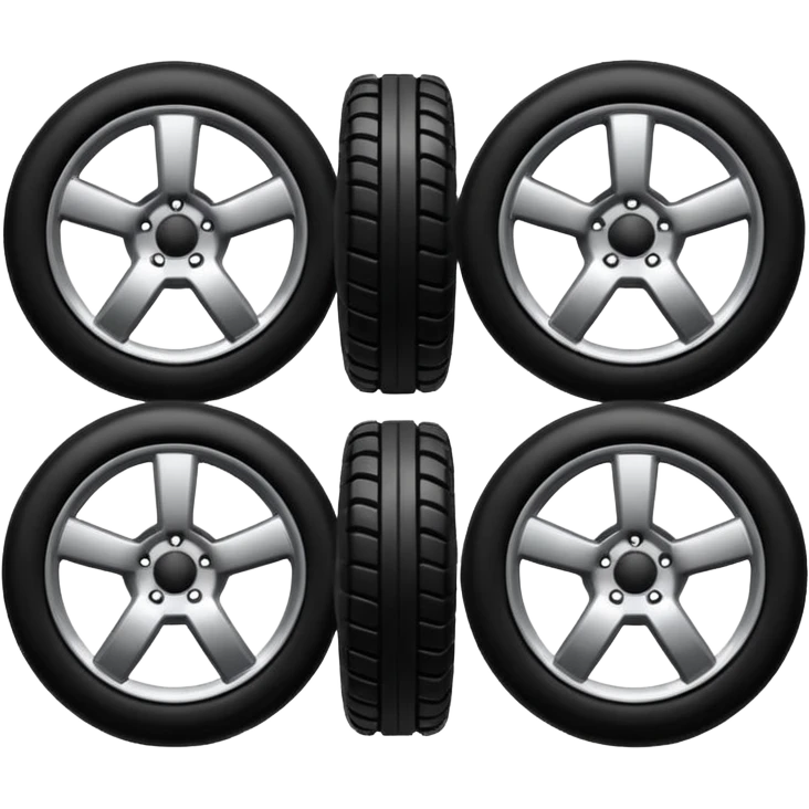 only wheels from the chassis emoji