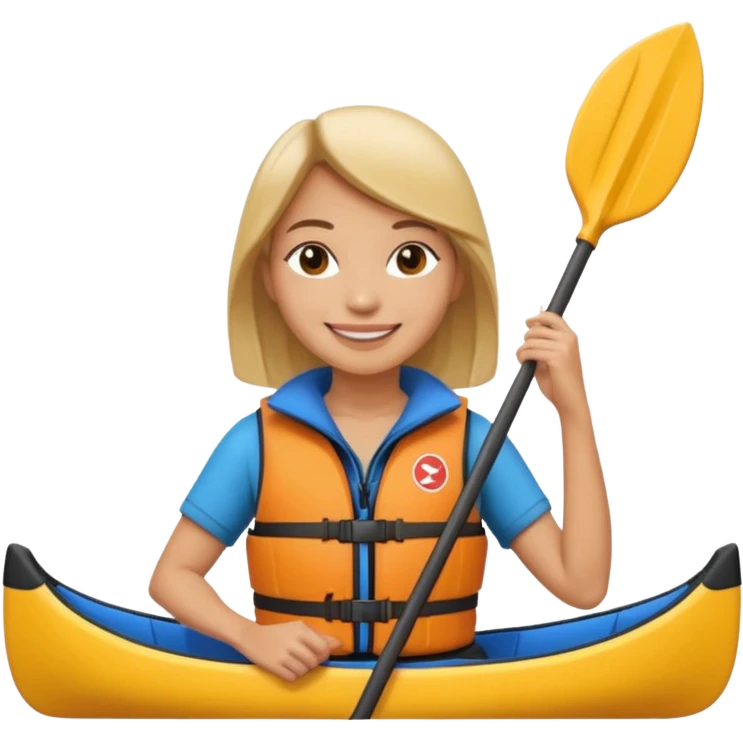 woman canoeist emoji