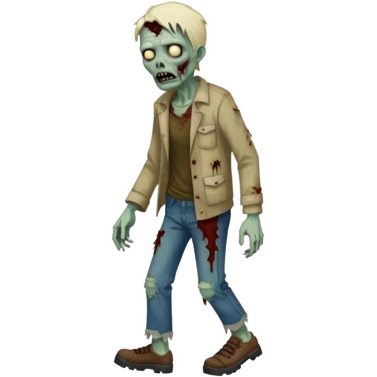 A zombie emoji