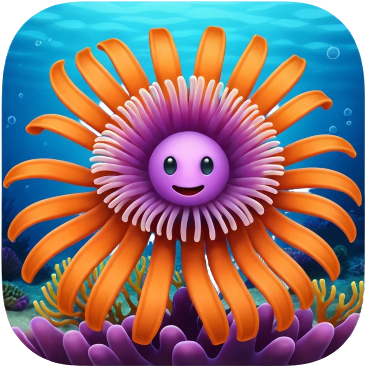 sea anemone emoji