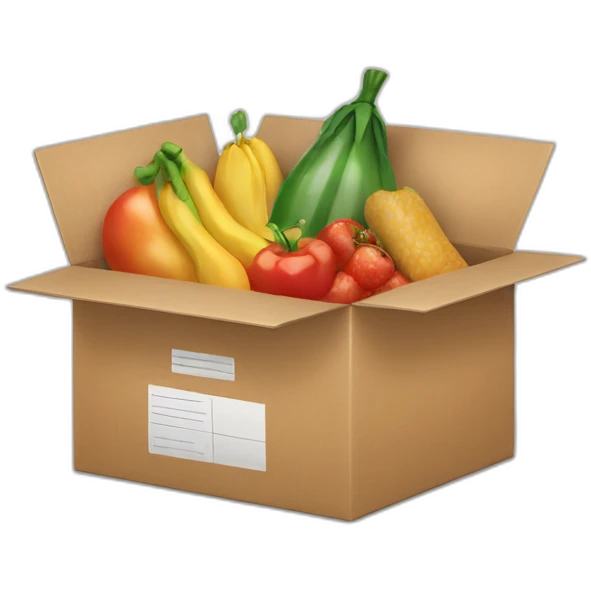 box of groceries emoji