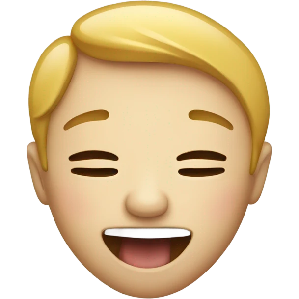closed eyes with tongue over teeth  emoji