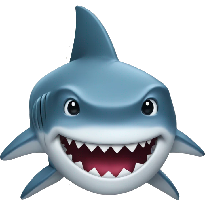 Shark woth a hat emoji