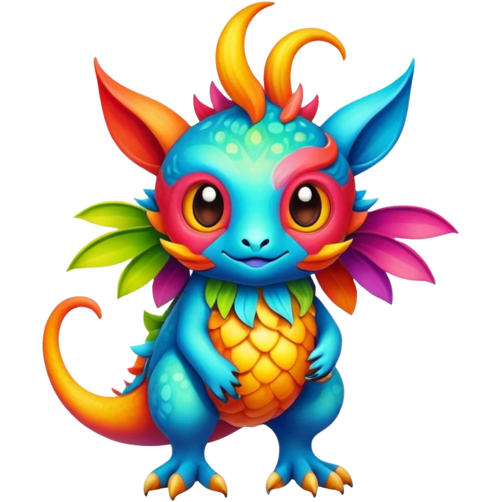Vibrant Fakémon-creature emoji