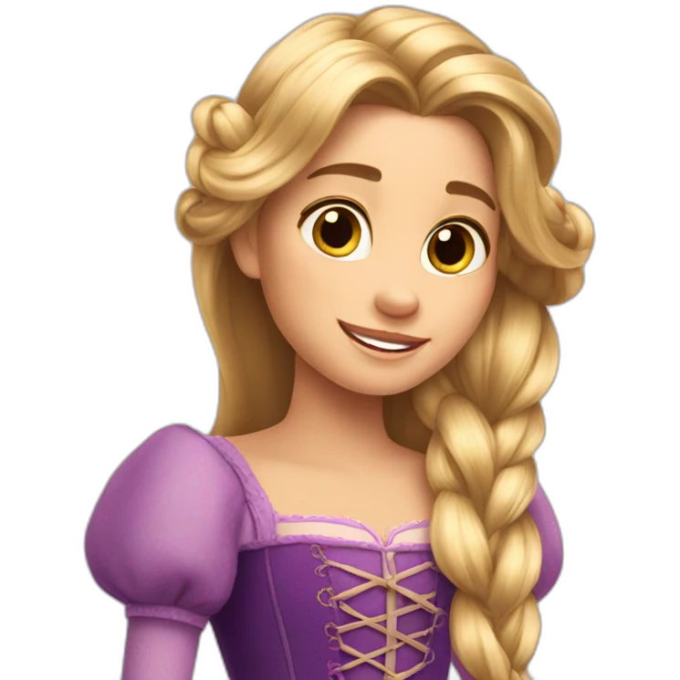 Rapunzel emoji