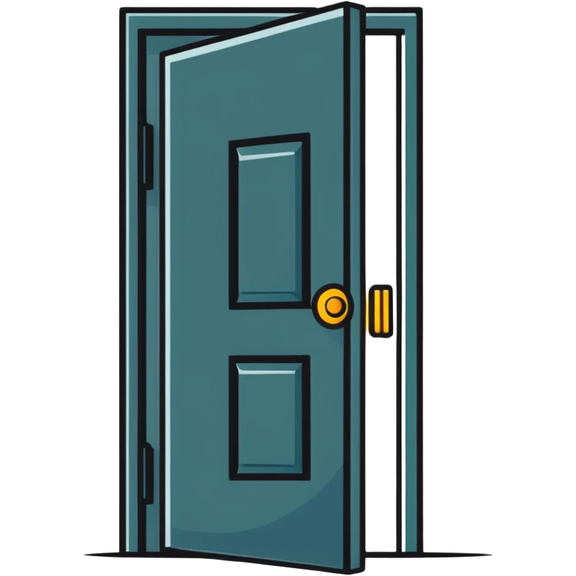 door being unlocked emoji