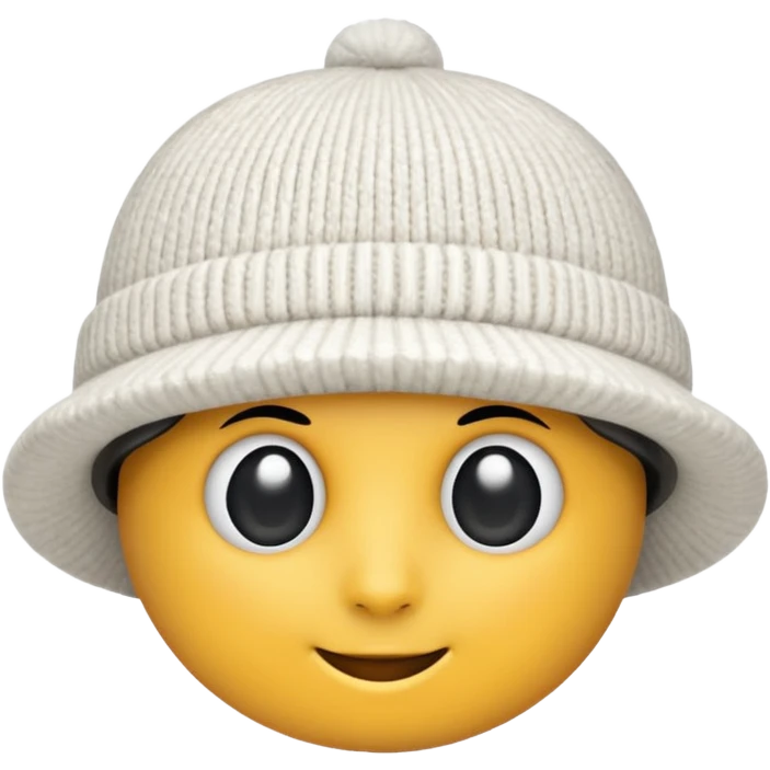 white hat emoji