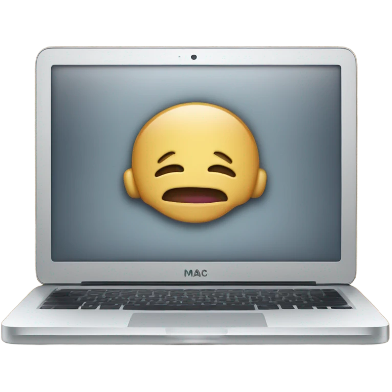 open mac book emoji