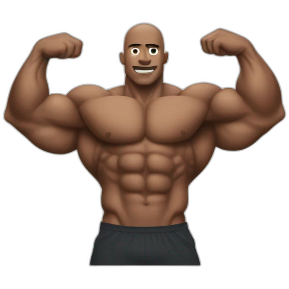 Bodybuilding arms emoji