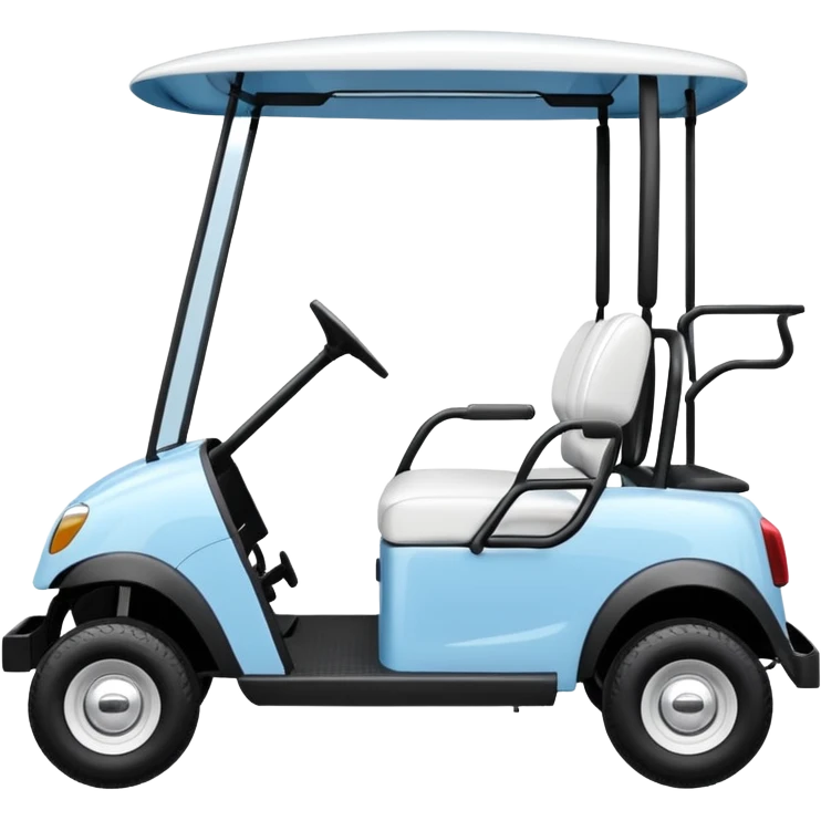 baby blue golf cart emoji