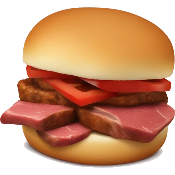 Meat sliders emoji