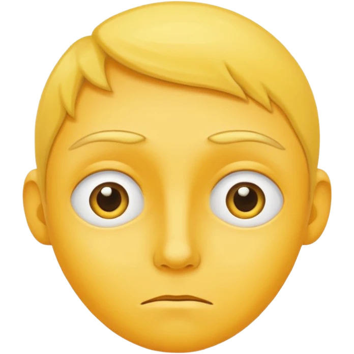 Tired eyed yellow dude emoji