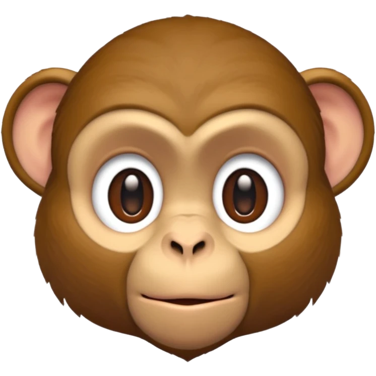 monkey listening emoji