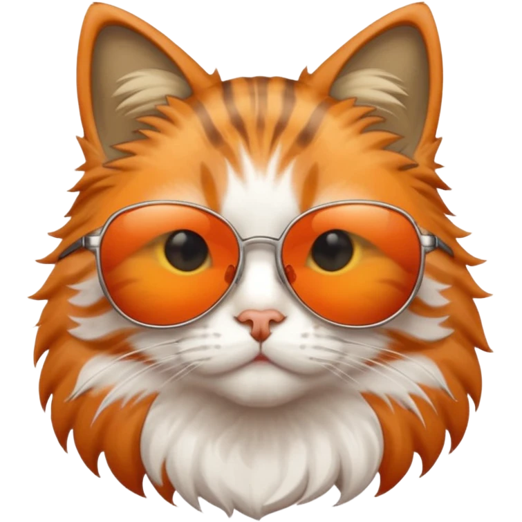 Cat wearing sunglasses emoji