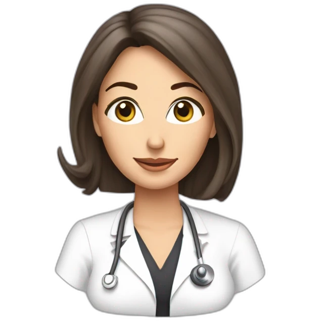 Posh-Radiologist-performing-breast-mammography-to-leni-klum emoji